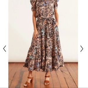 Ulla Johnson Amelia skirt in faded coral